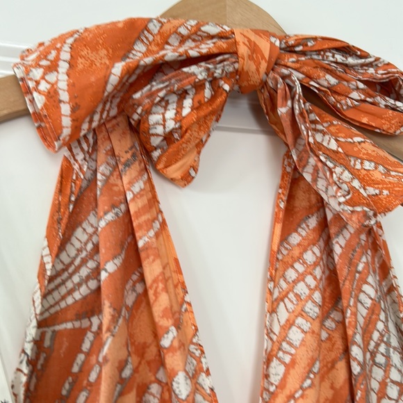 Plenty by TRACY REESE Halter Top w Pleated Empire Waist, Decorative Back Zipper - Picture 8 of 9